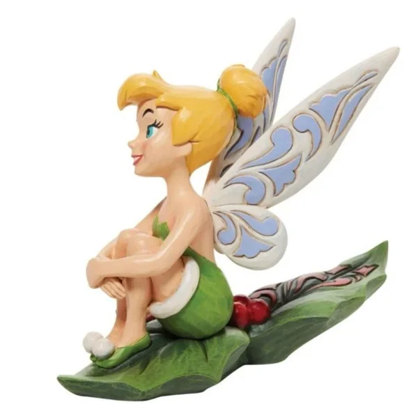 Disney Tinkerbell Sitting On Holly - Picture 7 of 9